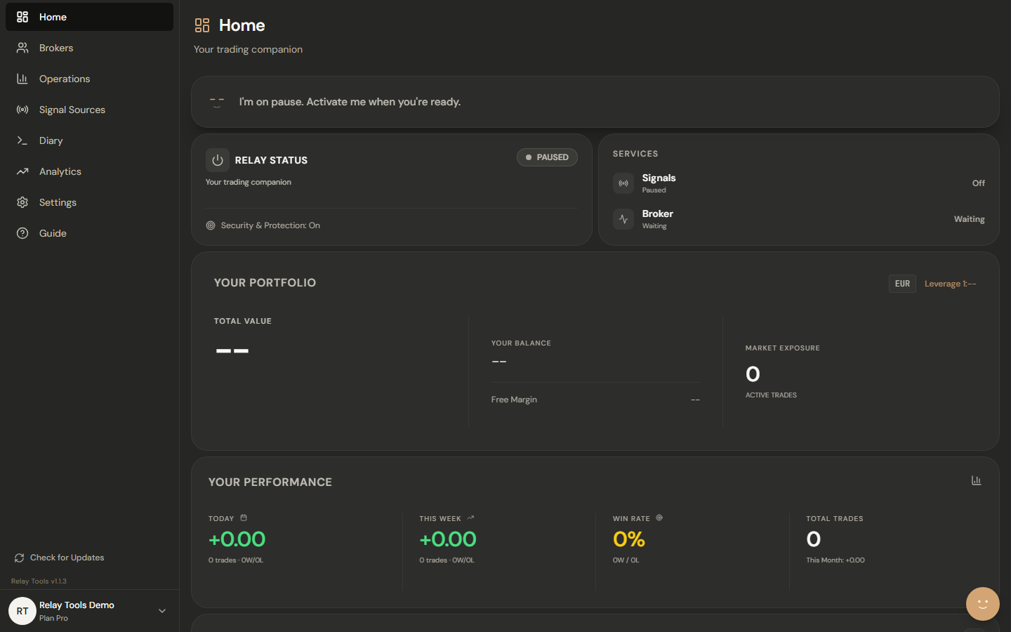Relay Dashboard